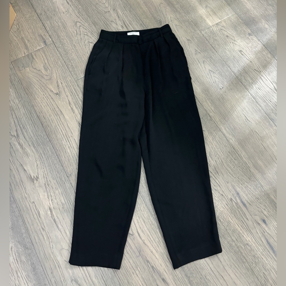 Aritzia Babaton Modesto All Black Trousers